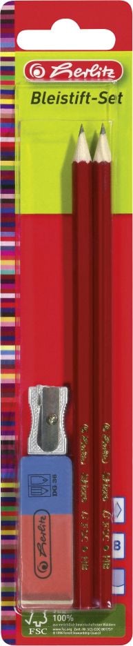 herlitz Bleistift-Set Skizzo 4-teilig 174 mm von Herlitz