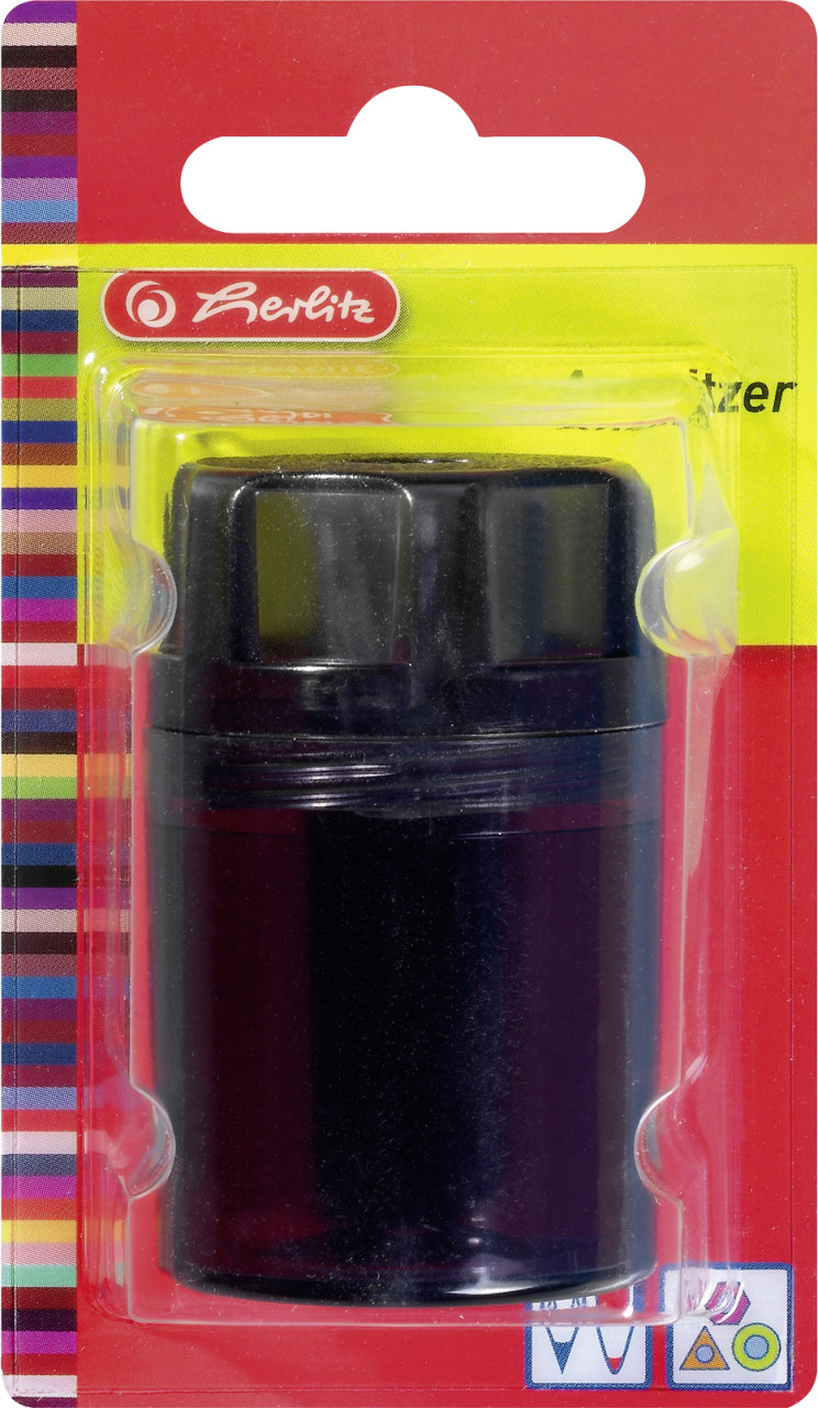 herlitz Dosenanspitzer rund mit Spanfang, für 39 mm Stiftdurchmesser von Herlitz