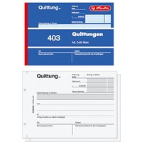 herlitz Quittung mit MwSt. separat ausgewiesen Formularbuch 403 von Herlitz