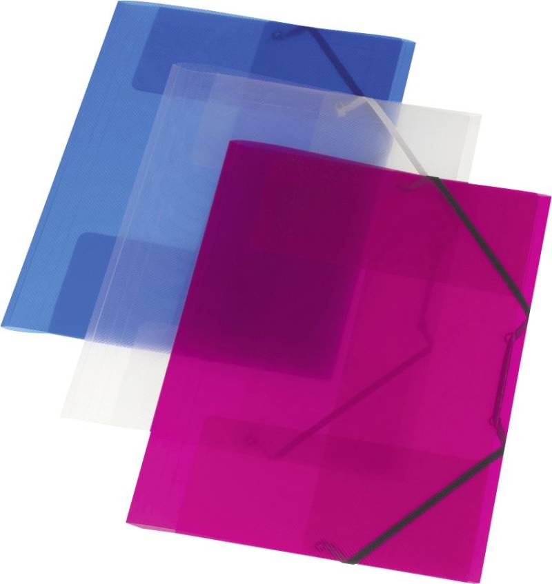 herlitz Gummizugmappe A4 Einschlagklappen und 2 Gummizüge von Herlitz