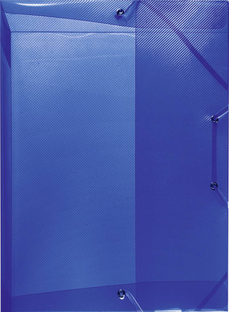 herlitz Heftbox A4 blau 2 Gummizüge Rückenbreite 4 cm von Herlitz
