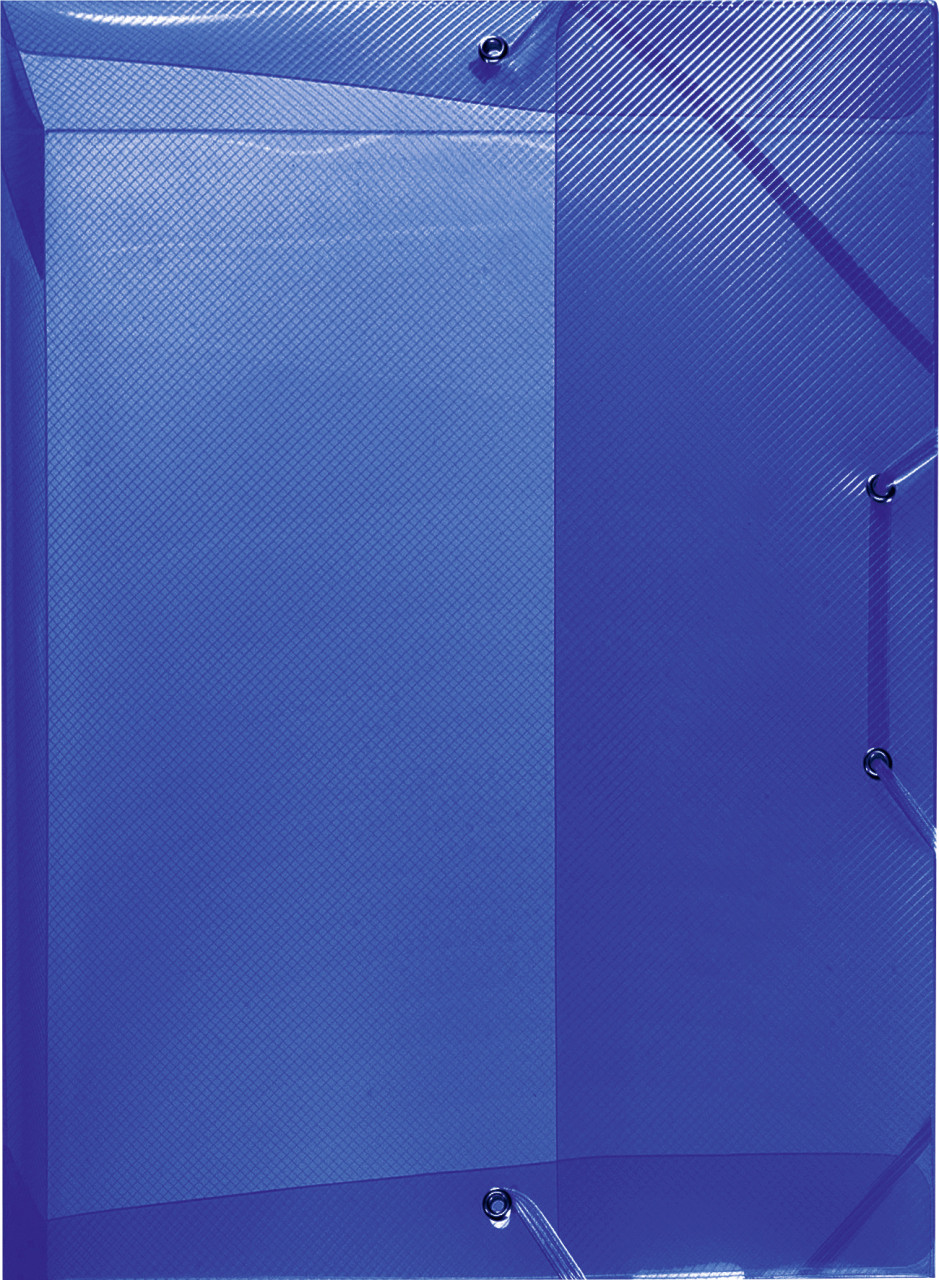 herlitz Heftbox A4 blau, 2 Gummizüge, Rückenbreite 4 cm von Herlitz