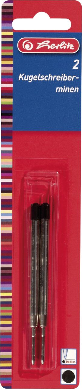 herlitz Kugelschreibermine Profisize schwarz von Herlitz