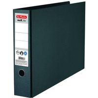 herlitz Ordner Rückenbreite 7.5 cm DIN A3 quer Karton schwarz marmoriert herlitz Ordner Rückenbreite 7.5 cm DIN A3 quer Karton schwarz marmoriert von Herlitz