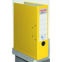 herlitz Ordner Rückenbreite 8 cm DIN A4 Karton gelb herlitz Ordner Rückenbreite 8 cm DIN A4 Karton gelb von Herlitz
