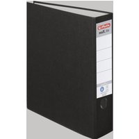 herlitz Ordner Rückenbreite 8 cm DIN A4 Karton schwarz von Herlitz