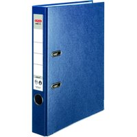 herlitz Ordner Rückenbreite 5 cm DIN A4 Kunststoff blau von Herlitz