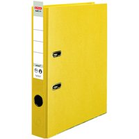 herlitz Ordner Rückenbreite 5 cm DIN A4 Kunststoff gelb von Herlitz