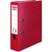 herlitz Ordner Rückenbreite 8 cm DIN A4 Kunststoff rot von Herlitz