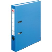 herlitz Ordner Rückenbreite 5 cm DIN A4 Kunststoff blau, acqua von Herlitz