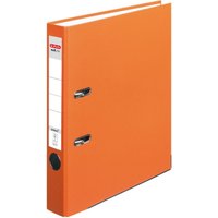 herlitz Ordner Rückenbreite 5 cm DIN A4 Kunststoff orange von Herlitz