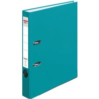 herlitz Ordner Rückenbreite 5 cm DIN A4 Kunststoff caribbean turquoise von Herlitz
