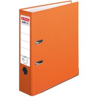 herlitz Ordner Rückenbreite 8 cm DIN A4 Kunststoff orange von Herlitz