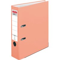 herlitz Ordner Rückenbreite 8 cm DIN A4 Kunststoff lachs von Herlitz