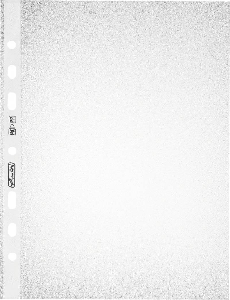 herlitz Prospekthülle A5 PP Standard genarbt dokumentenecht 10 Stück von Herlitz