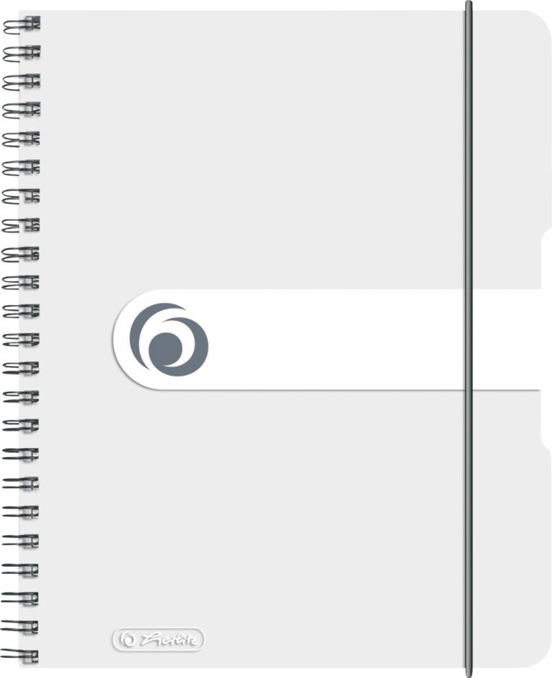 herlitz Spiralblock to go A5 80 Blatt Motiv Sonderlineatur kariert von Herlitz