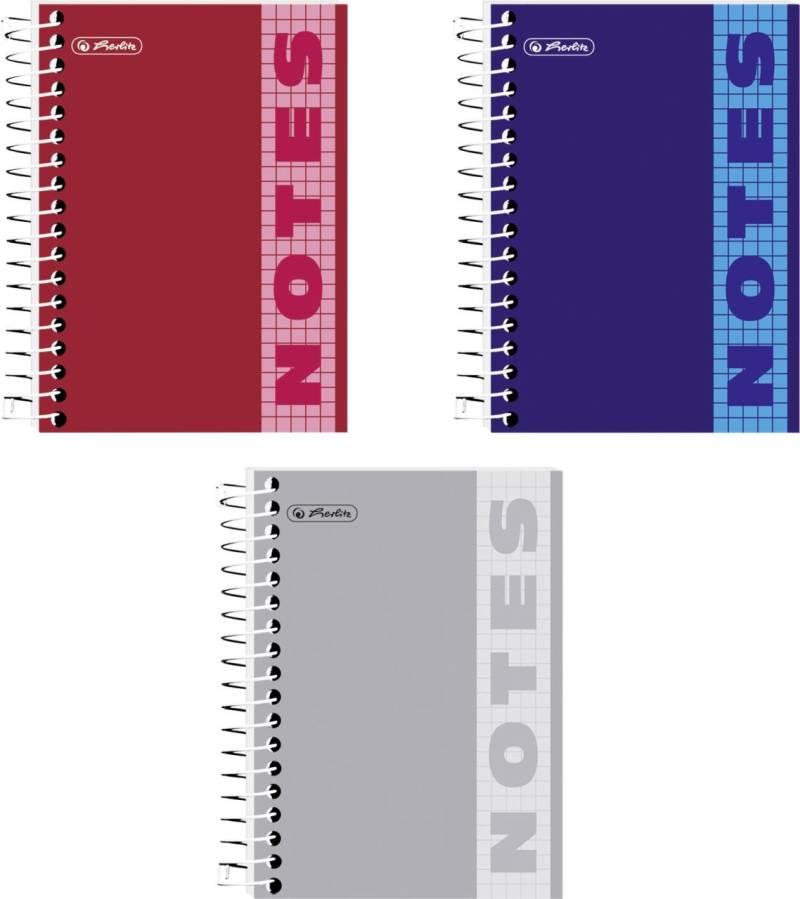 herlitz Spiralnotizblock 10x14 200 Blatt von Herlitz