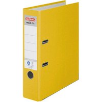 herlitz maX.file nature plus Ordner gelb Karton 8,0 cm DIN A4 von Herlitz