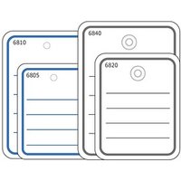 HERMA Hängeetiketten weiß 40,0 x 50,0 mm mit Öse und Faden, 1.000 St. von Herma