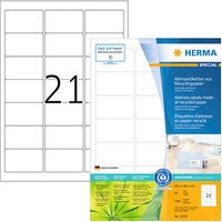 1.680 HERMA Etiketten weiß 63,5 x 38,1 mm von Herma