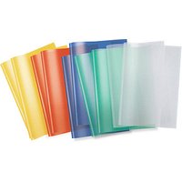 10 HERMA Heftumschläge transparent farbsortiert Kunststoff DIN A5 von Herma
