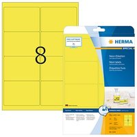 160 HERMA Etiketten 5144 gelb 99,1 x 67,7 mm von Herma