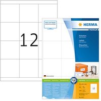 2.400 HERMA Etiketten 4617 weiß 70,0 x 67,7 mm von Herma