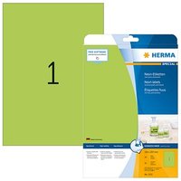 20 HERMA Etiketten 5151 grün 210,0 x 297,0 mm von Herma