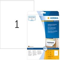 25 HERMA Etiketten 10021 weiß 210,0 x 297,0 mm 25 HERMA Etiketten 10021 weiß 210,0 x 297,0 mm von Herma