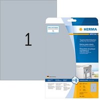 25 HERMA Typenschildetiketten 4224 silber 210,0 x 297,0 mm von Herma