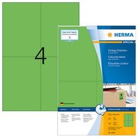 400 HERMA Etiketten 4399 grün 105,0 x 148,0 mm von Herma