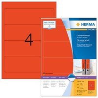 400 HERMA Ordneretiketten 4297 rot 400 HERMA Ordneretiketten 4297 rot von Herma