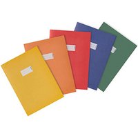 5 HERMA Heftumschläge farbsortiert Papier DIN A4 von Herma