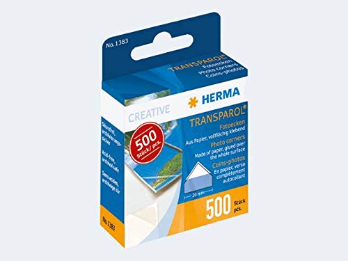 500 Fotoecken Herma im Spender selbstklebend von HERMA