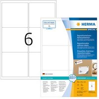 600 HERMA Adressetiketten 10317 weiß 99,1 x 93,1 mm von Herma