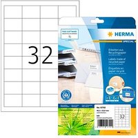640 HERMA 10702 Recycling Etiketten weiß 48,3 x 33,8 mm von Herma