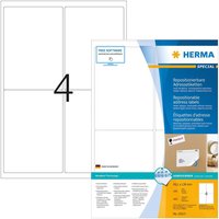 HERMA SPECIAL Adressetiketten weiß 99,1 x 139,0 mm von Herma