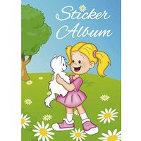 HERMA Stickeralbum Beste Freunde Kinder 14,8 x 21,0 cm, 40 weiße Seiten von Herma