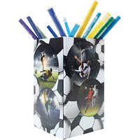 HERMA Stiftehalter Fußball Karton 8,0 x 8,0 x 13,5 cm von Herma