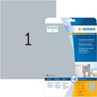 HERMA Typenschild-Etiketten Typenschild Etik.210x297 silbe 210,0 x 297,0 mm Silber von Herma