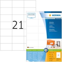 HERMA Etiketten 4616 weiß 70,0 x 42,3 mm von Herma