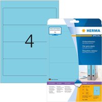 HERMA Ordneretiketten 61,0 x 192,0 mm blau von Herma