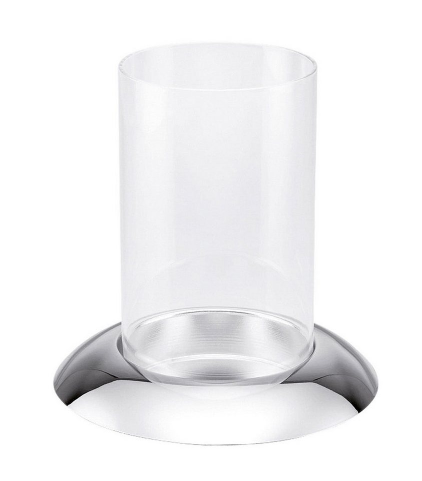Hermann Bauer jun. Kollektion GmbH Windlicht Windlicht versilbert glatt poliert, H 18 cm, Ø 17 cm von Hermann Bauer jun. Kollektion GmbH