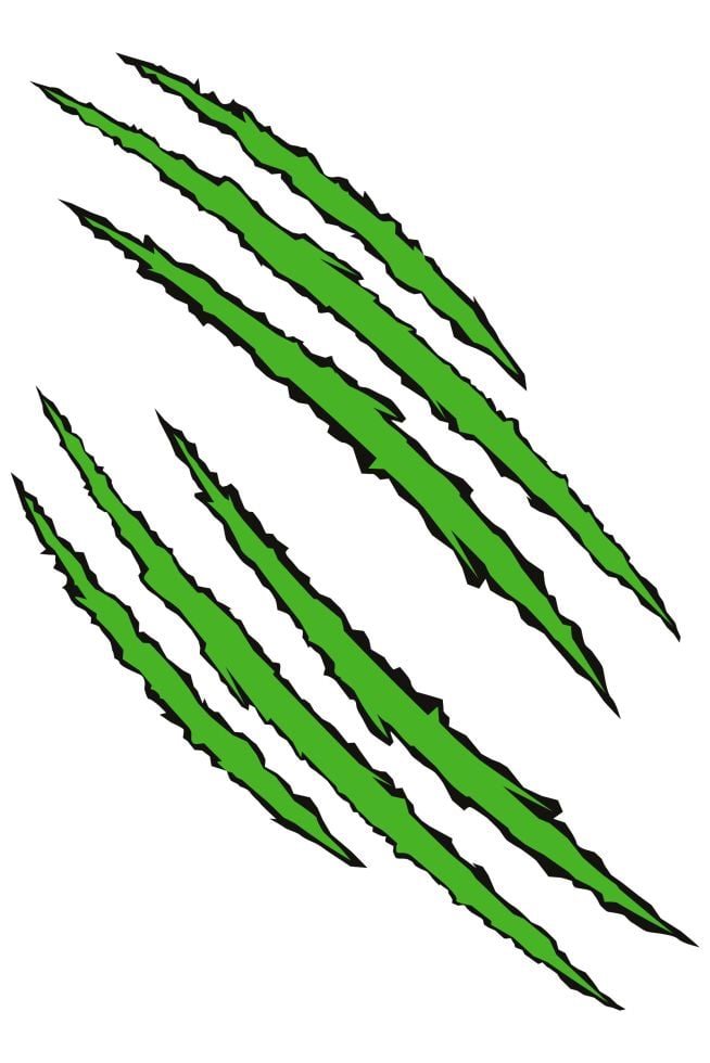 Hermann Schütz Aufkleber Krallen grün Bogengröße: 300x200mm, 6 Motive von Hermann Schütz