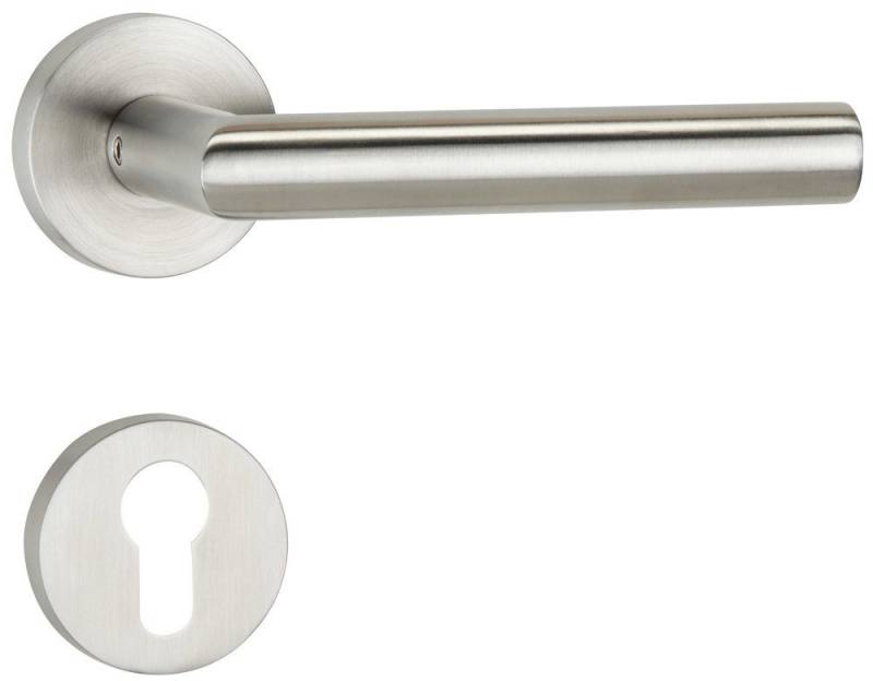 Hermat Metallwaren Türbeschlag Hermat ZT - Drückergarnitur 1802 BASIC 02 *1802/2336.SC.PZ-60* von Hermat Metallwaren