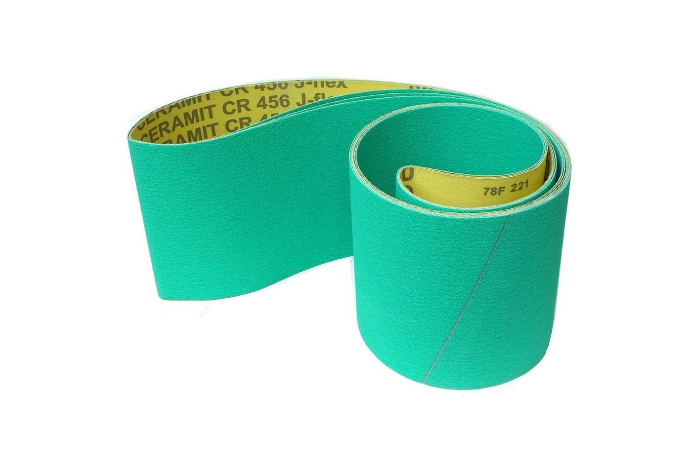 Hermes Schleifwerkzeuge Schleifpapier 3x Hermes CERAMIT CR 456 J-flex Schleifbänder, 150 x 2000 mm, (CR 456 J-flex, 3 St) von Hermes Schleifwerkzeuge