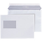 Viking Briefumschläge Mit Fenster C5 229 (B) x 162 (H) mm Abziehstreifen Weiß 80 g/m² 500 Stück von Viking