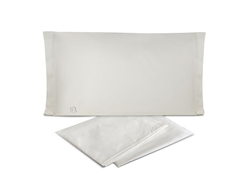 Hermet Laura Biagiotti Bettwäsche-Set für Einzelbett, Perkal, 100% Baumwolle, EIS, Bettlaken + Spannbettlaken + Kissenbezug von hermet