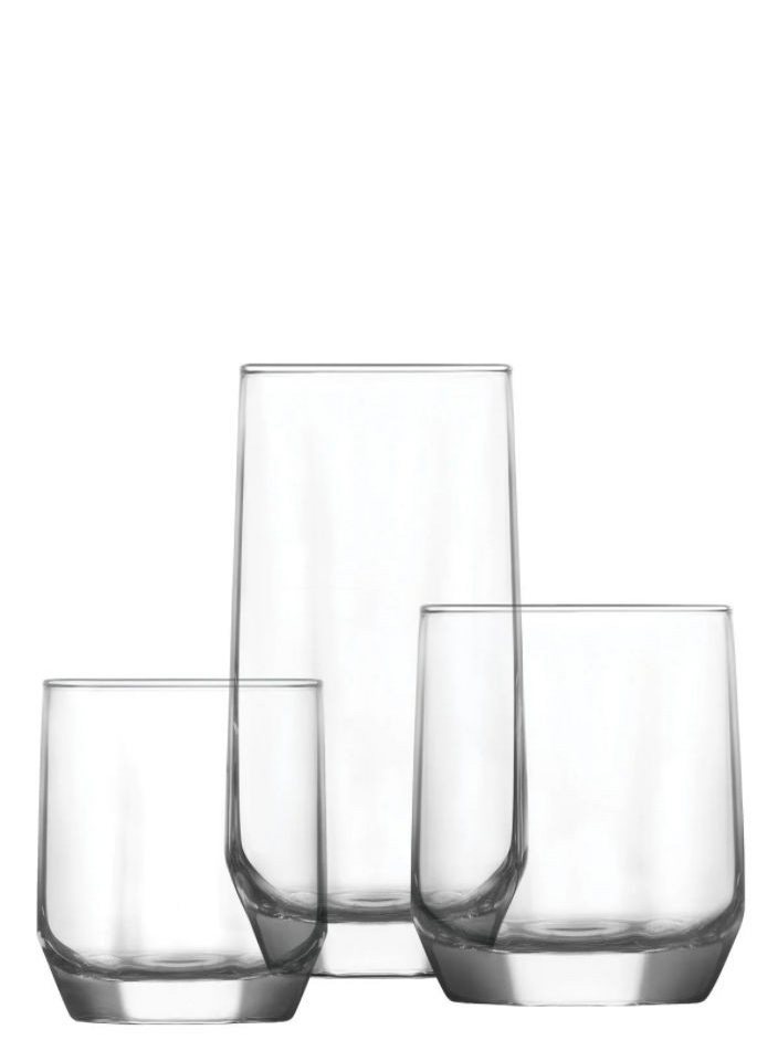 Hermia Concept Glas 18-teiliges Trinkgläser-Set für 6 Personen Gläserset von Hermia Concept