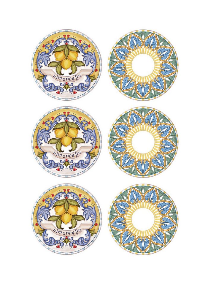 Hermia Concept Teller-Set 100% CERAMIC, 19 cm A1491 (6-tlg) von Hermia Concept